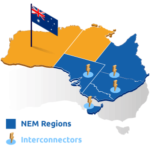 Map of the NEM