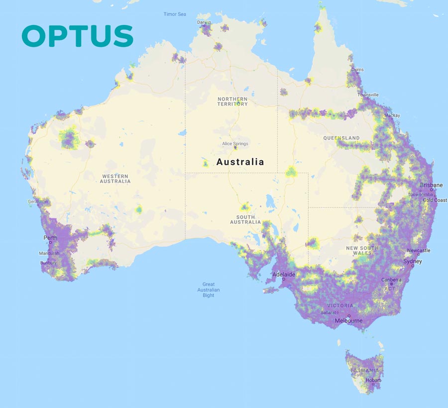 Optus Coverage Map
